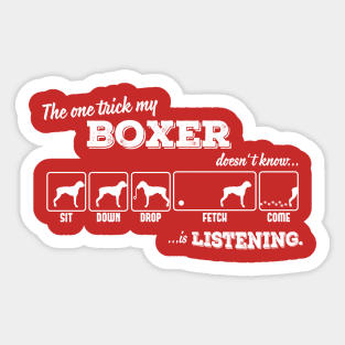 Boxer Sticker